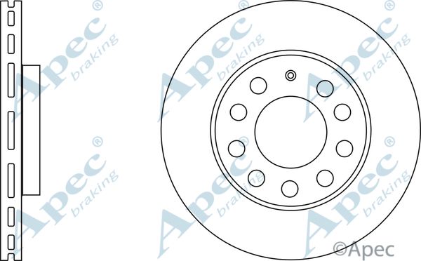 APEC BRAKING Jarrulevy DSK2577